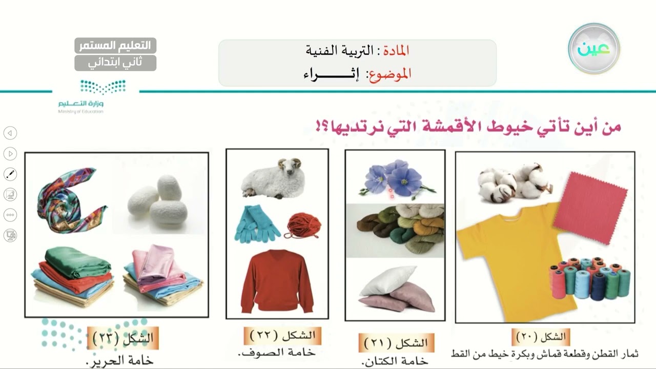 إثراء - التربية الفنية - الصف الثاني الابتدائي