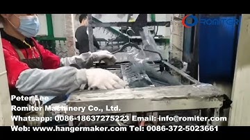 Automatic Plastic Hanger Gluing and Degluing Machine for Hanger Flocking Line