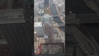 4 States, 1 View 🏙️ | Chicago Skyline #searstower #willistower #tourism