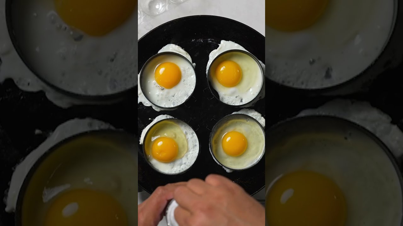 How To Make Perfect Over Easy Eggs Recipe Cooking Shorts Problemsolved