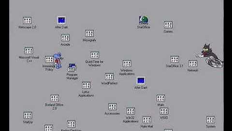 Simpsons After Dark Add-on running on PCEM