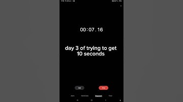 day 3 of trying to get 10 seconds