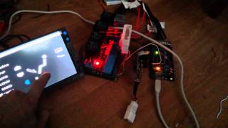 MR2duino working with touchscreen