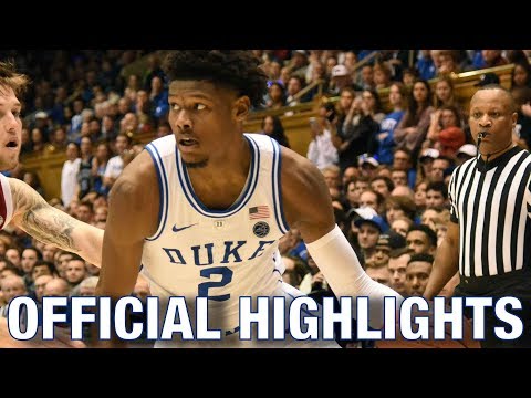 Cam Reddish Official Highlights | Duke Forward