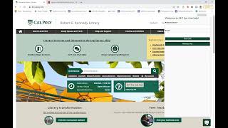 How to Find Course Reserves and Textbooks at Kennedy Library