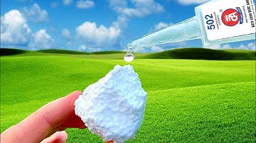 Super Glue and Styrofoam ! Pour Glue on Styrofoam and Amaze With Results - CT DIY