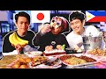 Japanese Mother Tries FILIPINO BOODLE FIGHT! (Celebrating Our Birthday Party)【Family vlog】 | Fumiya
