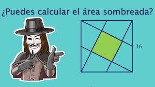 Calcular el área del cuadrado verde 😏🟩 — Rivera