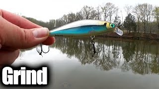 Spring Bass Fishing From The Bank Can be A Grind - Realistic Fishing