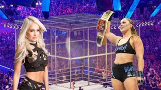 scarlett bordeaux vs ronda rousey wwe smackdown iron men match