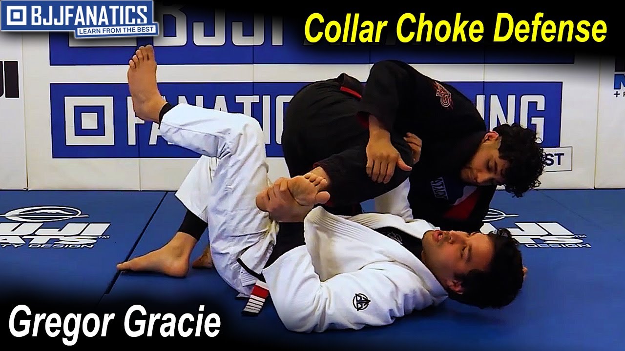 Collar Choke Defense by Gregor Gracie YouTube
