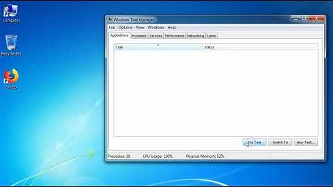 How to Kill/Terminate a Process with Windows Task Manager