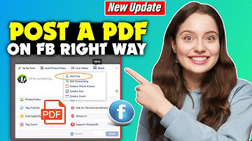 How to post a pdf on facebook right way - Full Guide