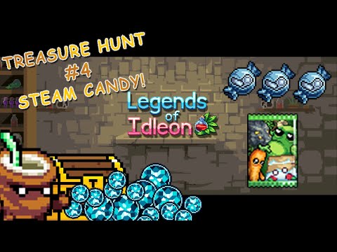 Legends of idleon Treasure Hunt #4 | STEAM CANDY, Basic card pack, golden eggs!