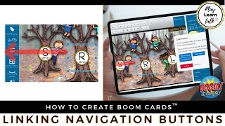 Linking Navigation Buttons | Making Boom Cards™ | Tutorial