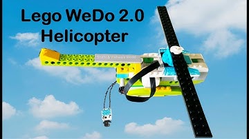 Lego WeDo 2.0 - Helicopter Instructions | Lego Robotics Project | Lego Helicopter| WeDo Instructions