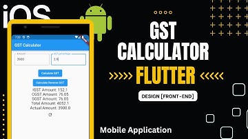 GST Calculator App | Front-End | Design Mobile Application Easy!