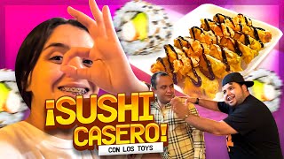 SUSHI CASERO EN COMPAÑIA DE LOS TOYS🍣😮‍💨/MAYVE CASTRO‼️