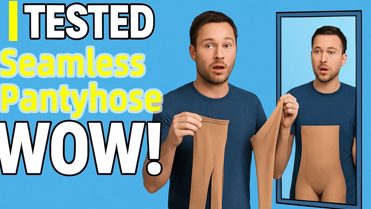 Примеряем бесшовные колготки — они действительно потрясающе сидят на мужчинах