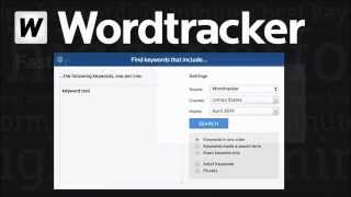 Wordtracker Keyword Tool