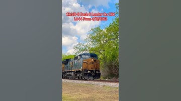 Dash 8 Leader On CSX L644 Back In April 21st, 2023 #video #subscribe #shorts #dash8 #csx #trains