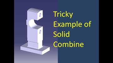 Learn CATIA SOLID COMBINE  | CATIA tutorial