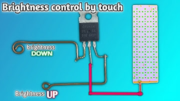How to Control LED Brightness with Touch: IRFZ44N MOSFET Project