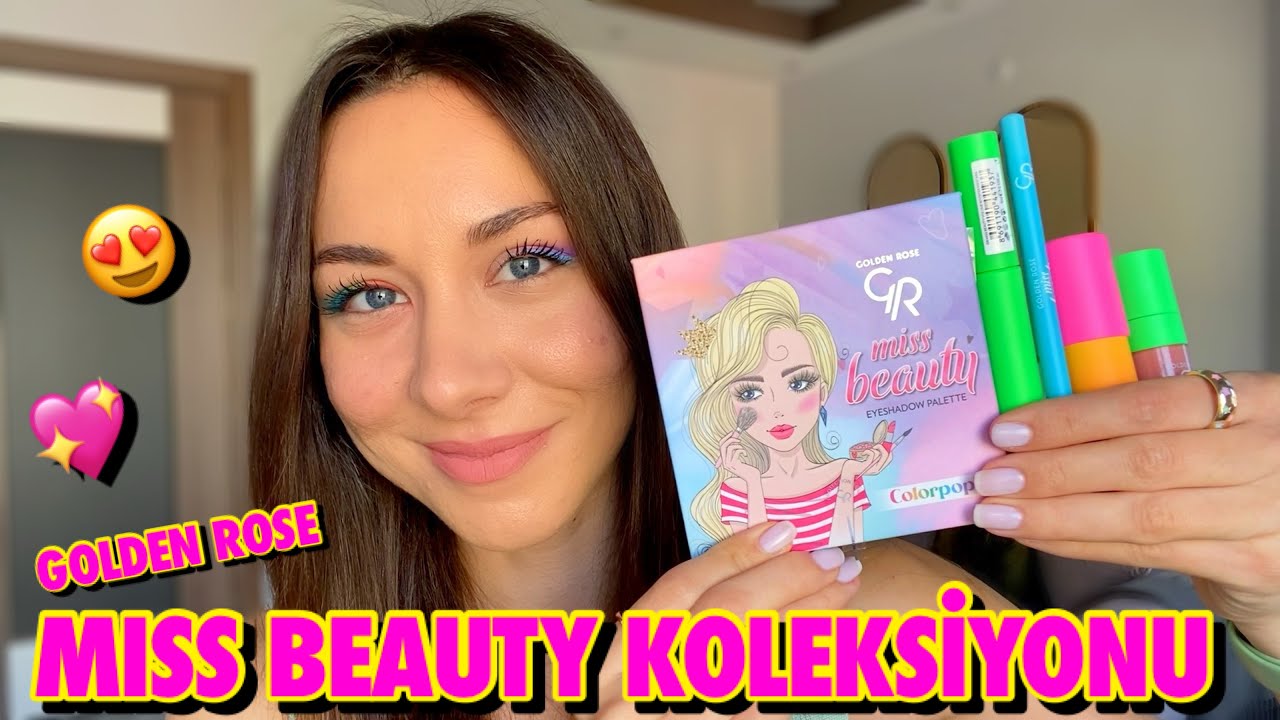 GOLDEN ROSE MISS BEAUTY KOLEKSİYONUNU DENİYORUM 💖 | BÖYLE TATLI BİR KOLEKSİYON YOK! 😍