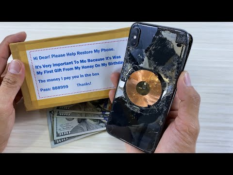 Restoring iPhone Xs max | Destroyed phone Restoration | Rebuild Broken Phone