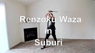Kendo Renzoku Waza Practice with Suburi