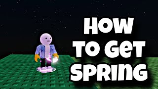 How to Get Spring in Aura Craft Roblox | Spring