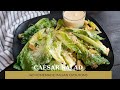 Homemade Caesar Salad w/ Italian Croutons (dairy &amp; egg free)