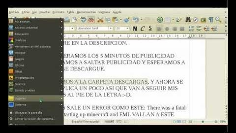 Como descargar e instalar el mod forge para minecraft 1.5.2 en canaima linux.