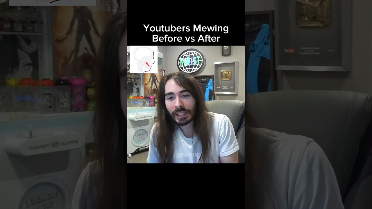 ⁣Youtubers Mewing