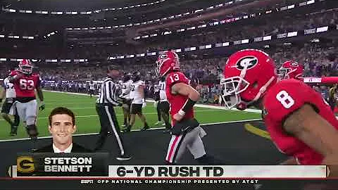 Stetson Bennett finishes his college football care...