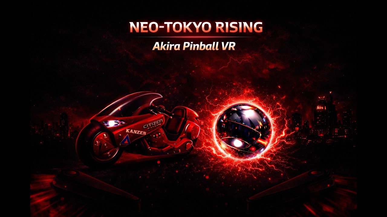 Akira Pinball VR 🏍️ | Iconic Neo-Tokyo Pinball Journey – Cinematic ...