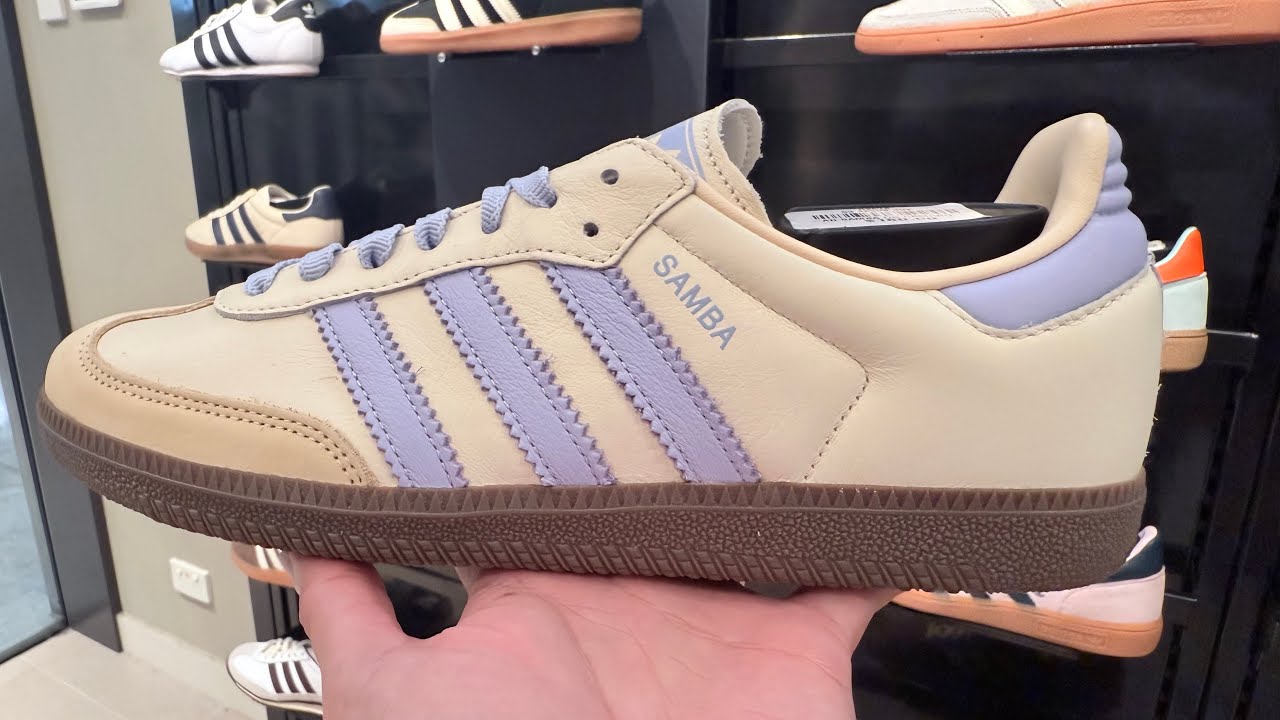 ★adidas★サンバスニーカー Cream White Violet Tone adidas Samba OGCream White Violet (Women's) - YouTube