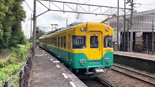 富山地方鉄道本線10030形[普通]離站(稲荷町)