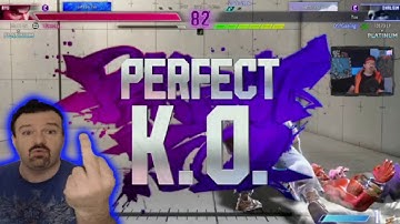 DSP Gets Ruined by a Totally Disrespectful Ryu, Drops Glasses and Hat (SF6 Rage)
