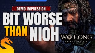 WO LONG is like Nioh but a bit worse