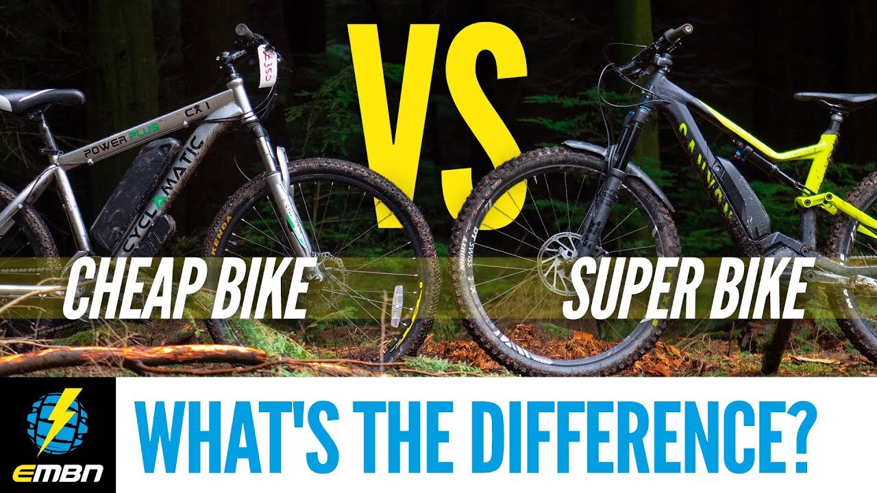 Cheap E- Bike Vs Super E-MTB | What's The Difference? - YouTube