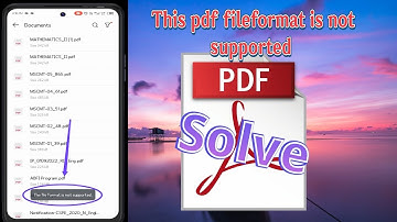 This pdf file format is not supported | how to solve pdf file format is not supported problems