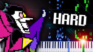 BIG SHOT (from Deltarune Chapter 2) - Piano Tutorial chords