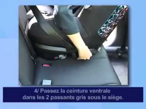 Bebe Confort Installation Dos A La Route Du Siege Auto Opal Youtube