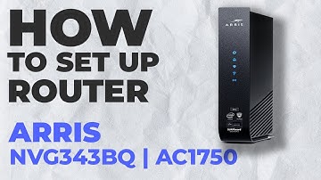 ✅ How to Setup Arris NVG343BQ | How to Set Up ARRIS AC1750 NVG343BQ WiFi Router