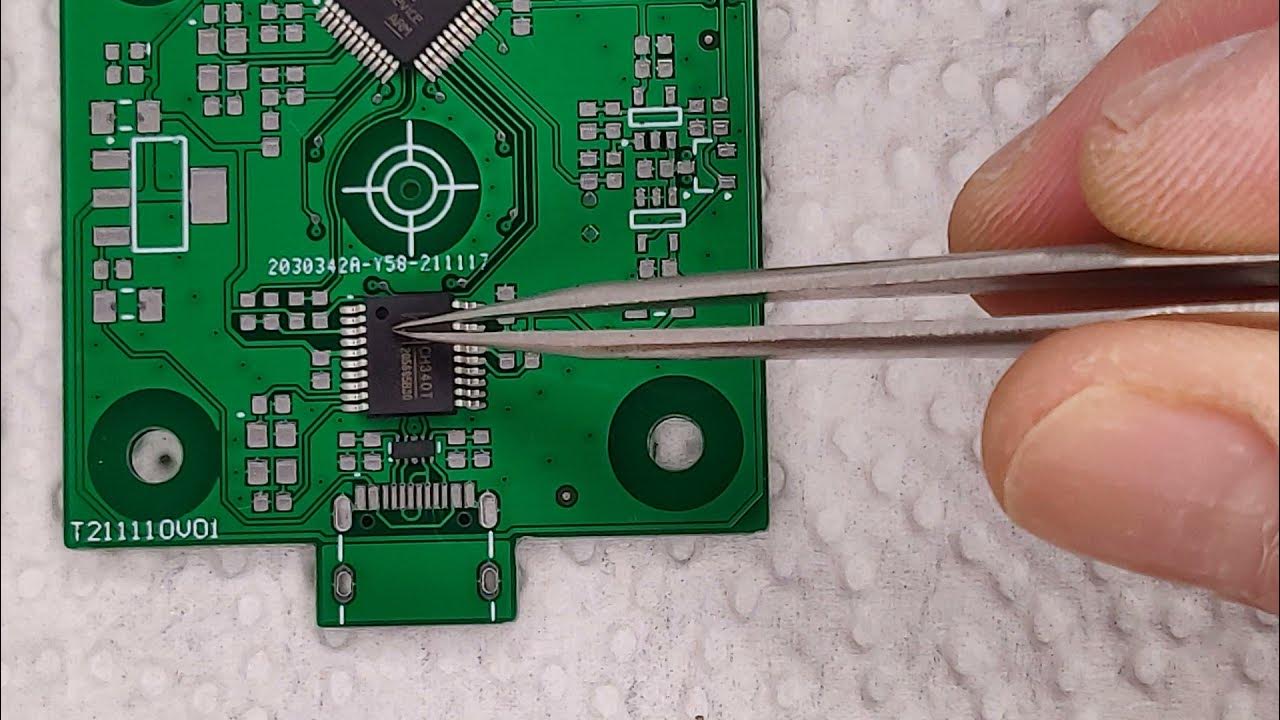 Capacitive absolute encoder manual assembly - YouTube