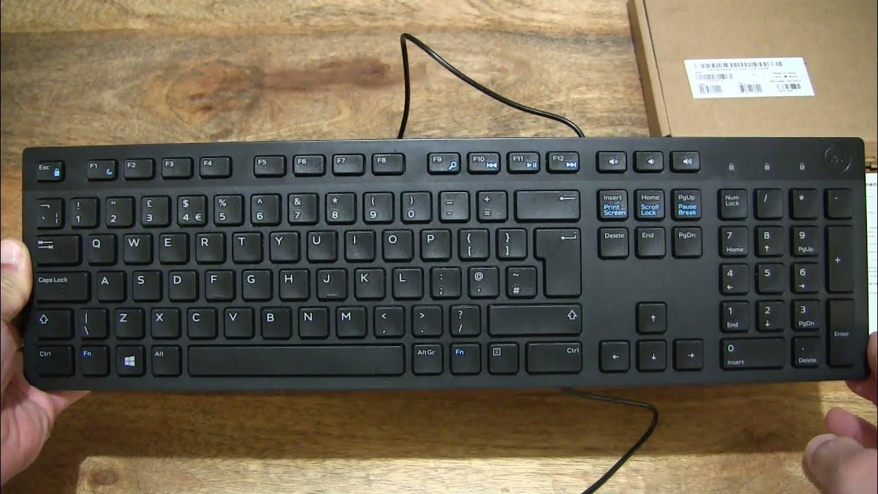 Dell Multimedia Keyboard-KB216 - YouTube