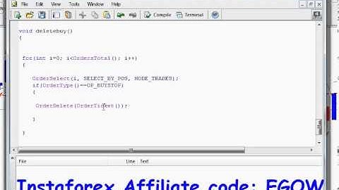 Mql4 Programming tutorial 23   Orderdelete function