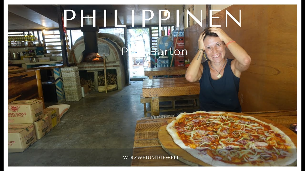 WELTREISE-VLOG#109 Riesenpizza in Port Barton - Wer soll das Essen?
