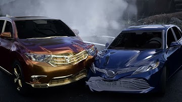 Rainfall Accident Reconstruction with UNREAL ENGINE 4.27